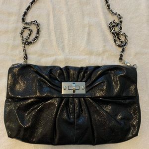 BeBe Shimmer Black Bag